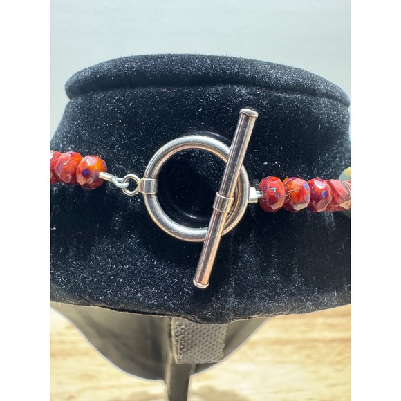 Bloodstone 20" Necklace and Earrings Jewelry Set Gemstone - Picture 7 of 16